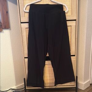 Pact Black Airplane Wide Leg Women's Pants